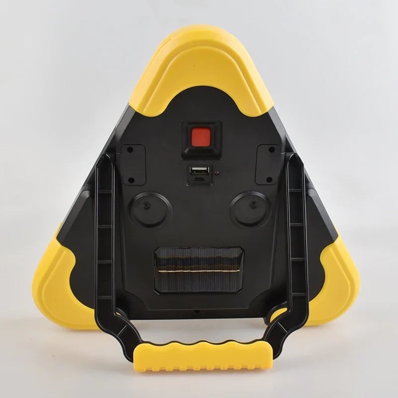 Triangle Emergency Warning Light With COB LED And Power Bank