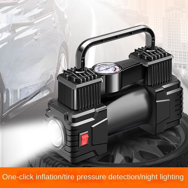 Turbo Charge Compact Air Pump With High Pressure For Tires And Other Inflatables