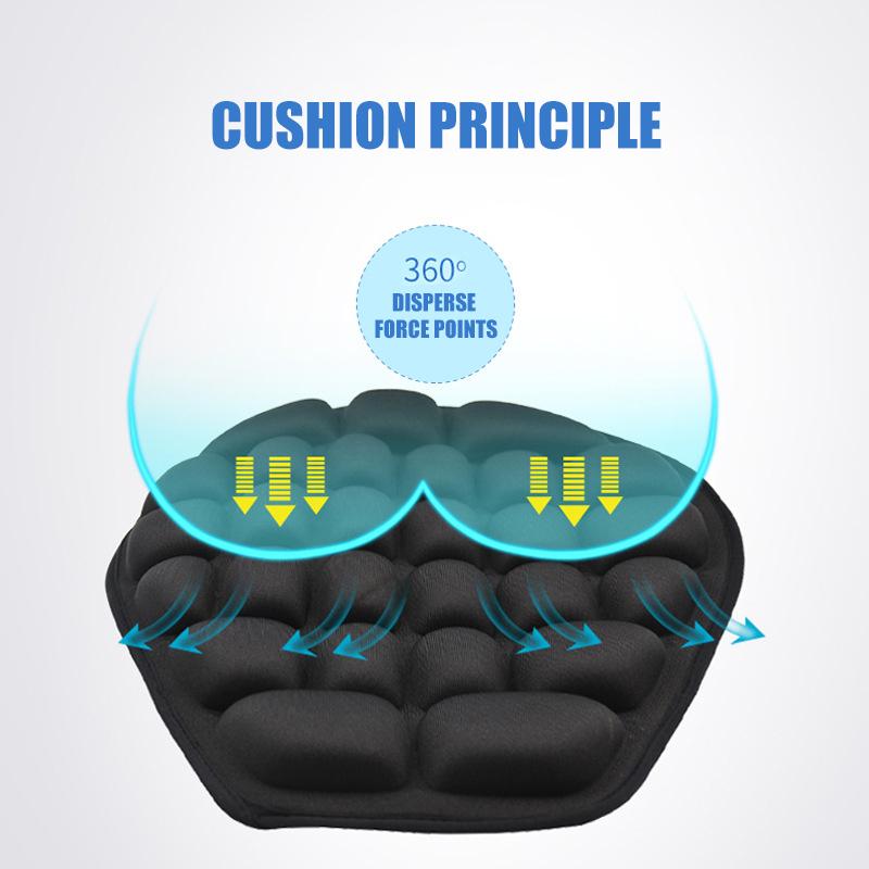 Ultimate Motorcycle 3D Cushion With Airflow Design For Long Rides