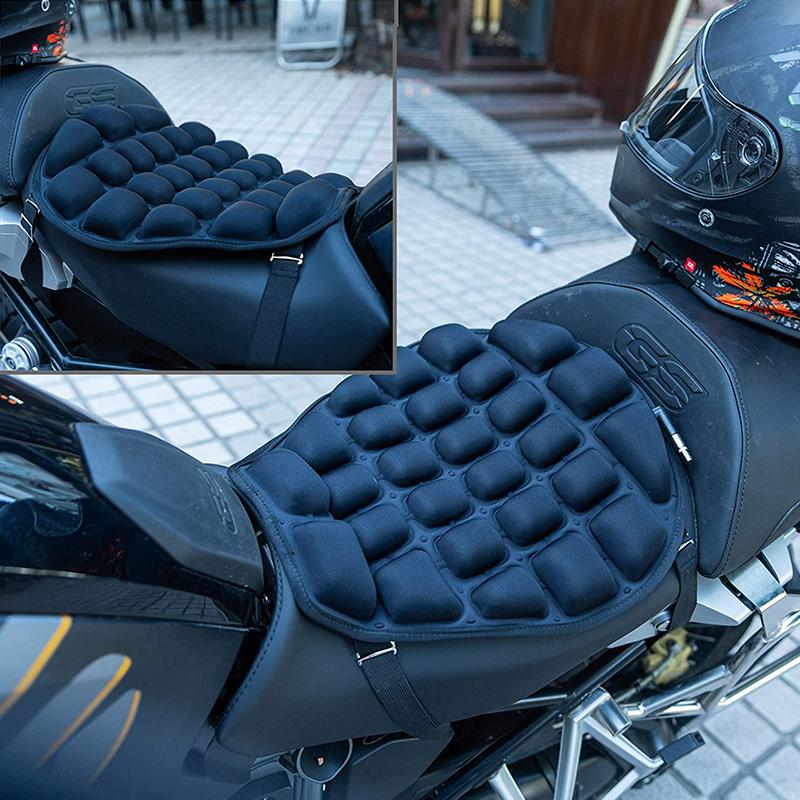 Ultimate Motorcycle 3D Cushion With Airflow Design For Long Rides