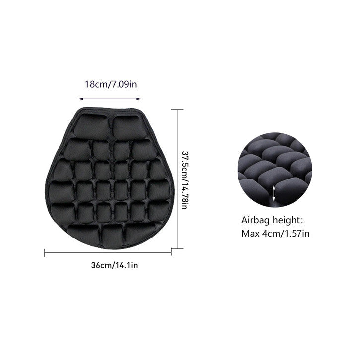 Ultimate Motorcycle 3D Cushion With Airflow Design For Long Rides