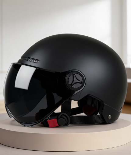 Ultimate Open Face Helmet With UV Protection For All Season Riders
