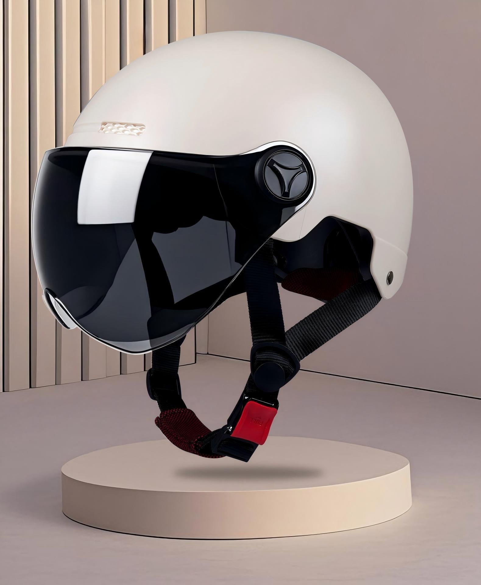 Ultimate Open Face Helmet With UV Protection For All Season Riders