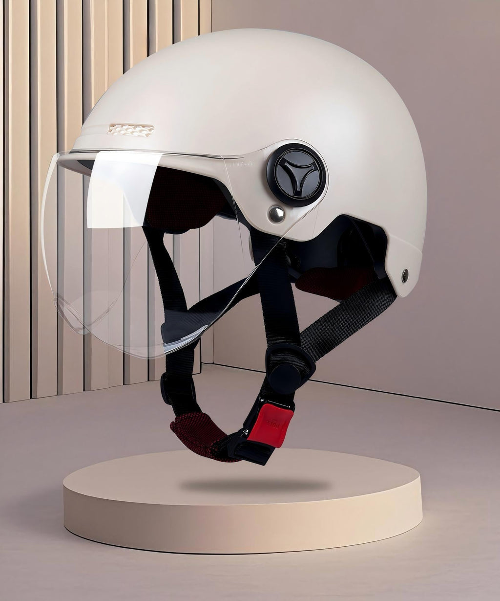 Ultimate Open Face Helmet With UV Protection For All Season Riders