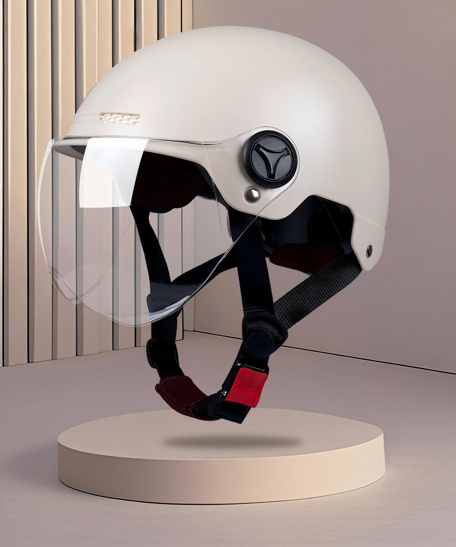 Ultimate Open Face Helmet With UV Protection For All Season Riders