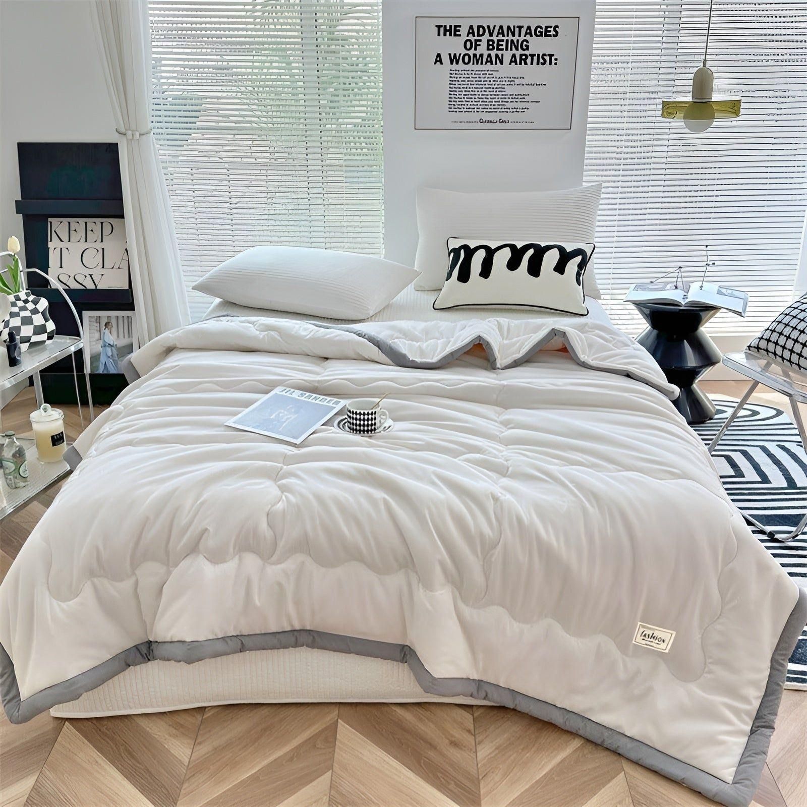 Featherlight Breathable Duvet For Breezy Summer Sleep