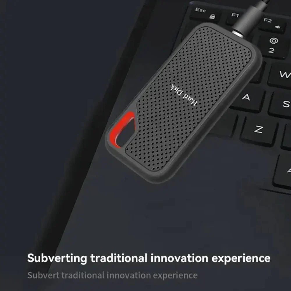 Fast External SSD With Shock-Resistant Design For Secure Storage