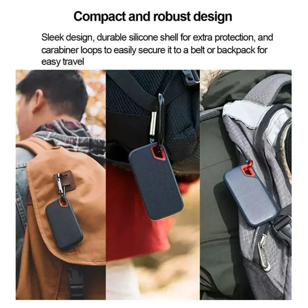 Fast External SSD With Shock-Resistant Design For Secure Storage