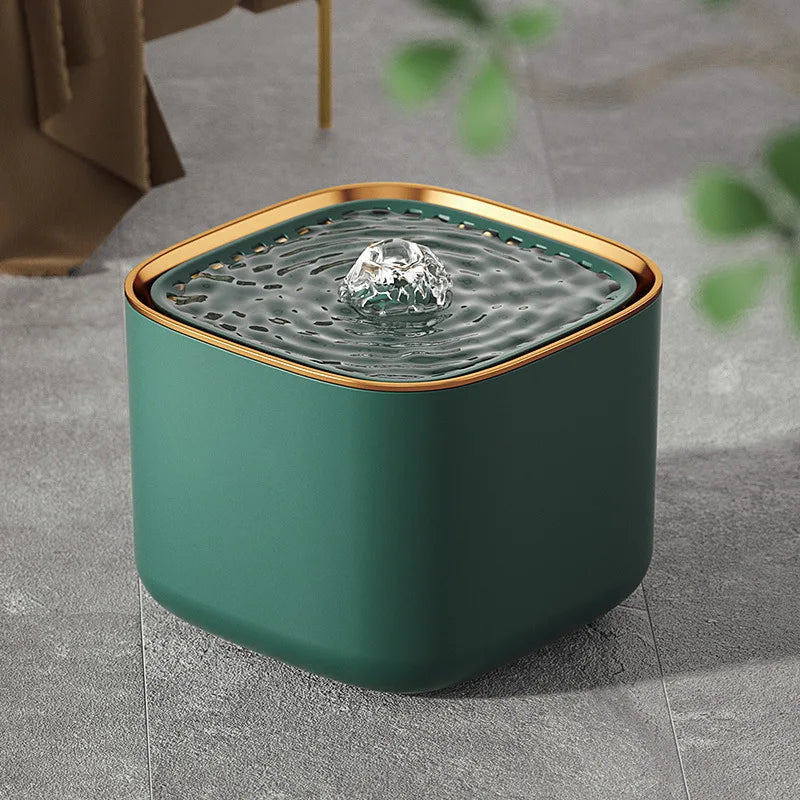 Quiet 3L Pet Drinking Fountain With Adjustable Flow For Cats And Dogs
