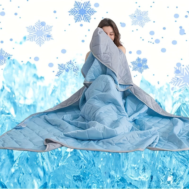 Ultra-Soft Cooling Blanket for Warm Nights Lightweight Breathable Comfort