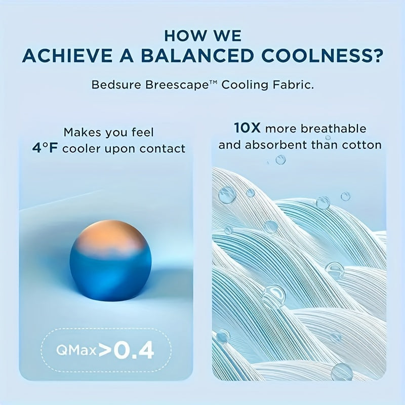 Ultra-Soft Cooling Blanket for Warm Nights Lightweight Breathable Comfort
