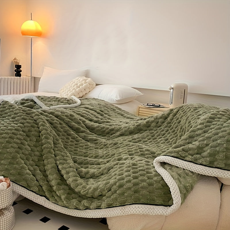 FluffHaven Ultra-Soft Microfiber Blanket Lightweight Comfort For All Ages