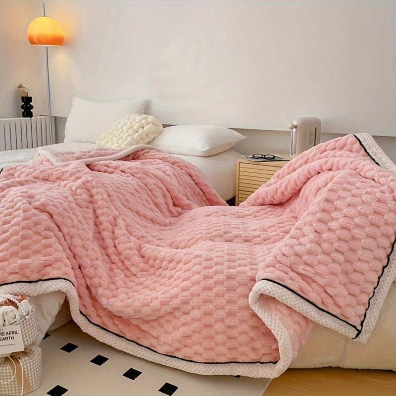 FluffHaven Ultra-Soft Microfiber Blanket Lightweight Comfort For All Ages