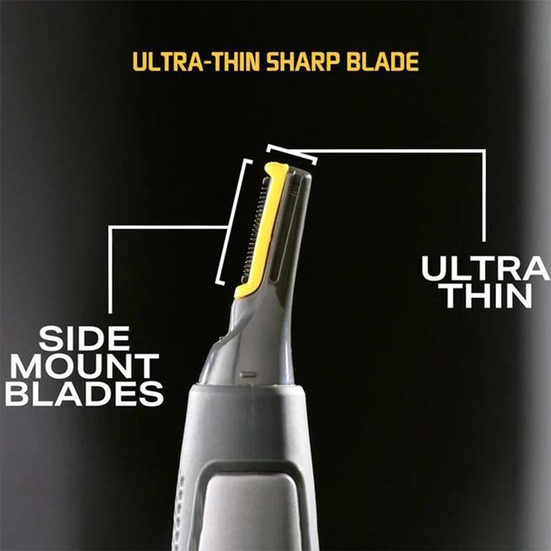 Slim Precision Trimmer With Titanium Blades For Beard, Nose, And Eyebrows