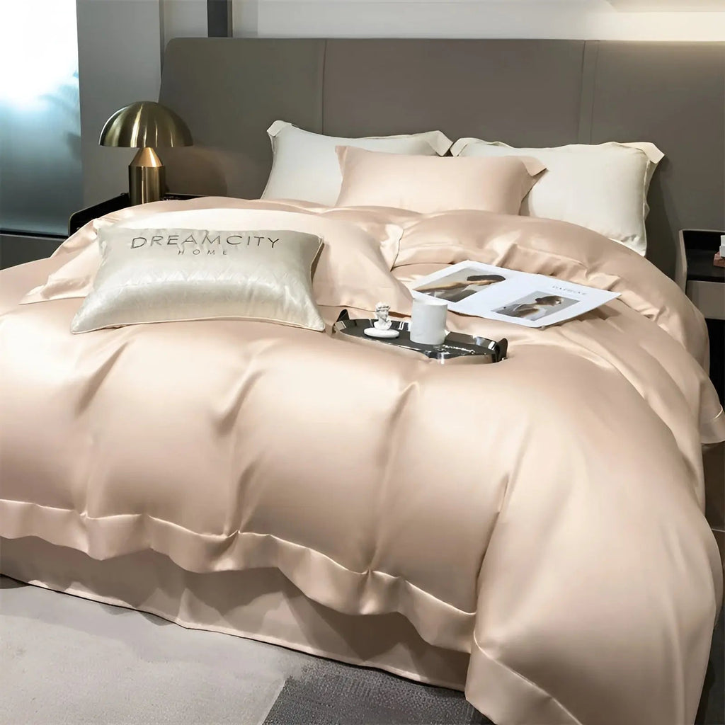 UltraCool Bedding Bamboo Set With Soft Silky Texture For Year Round Comfort