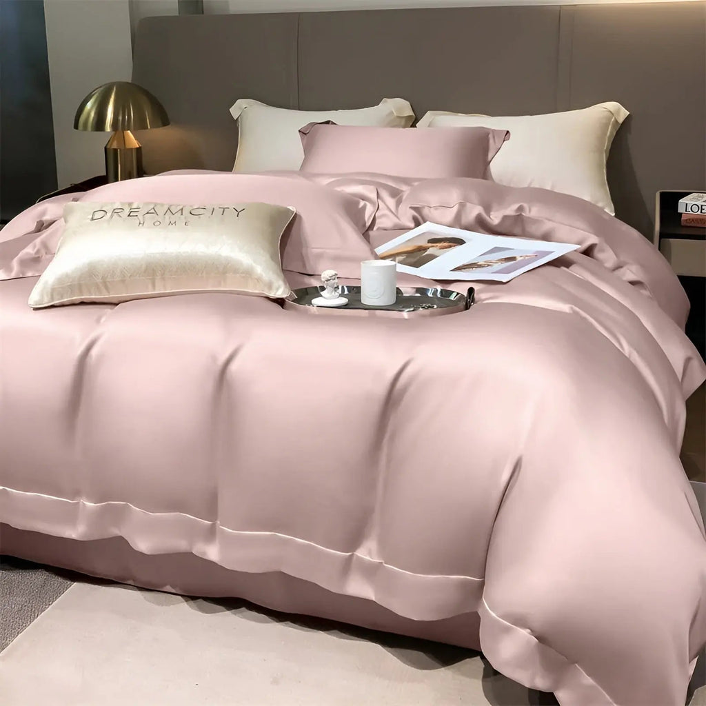 UltraCool Bedding Bamboo Set With Soft Silky Texture For Year Round Comfort