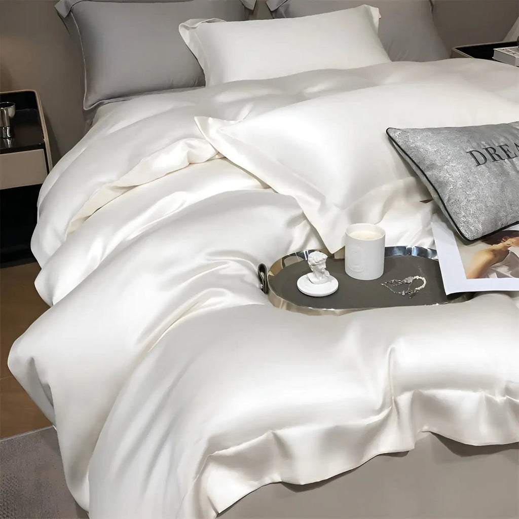 UltraCool Bedding Bamboo Set With Soft Silky Texture For Year Round Comfort
