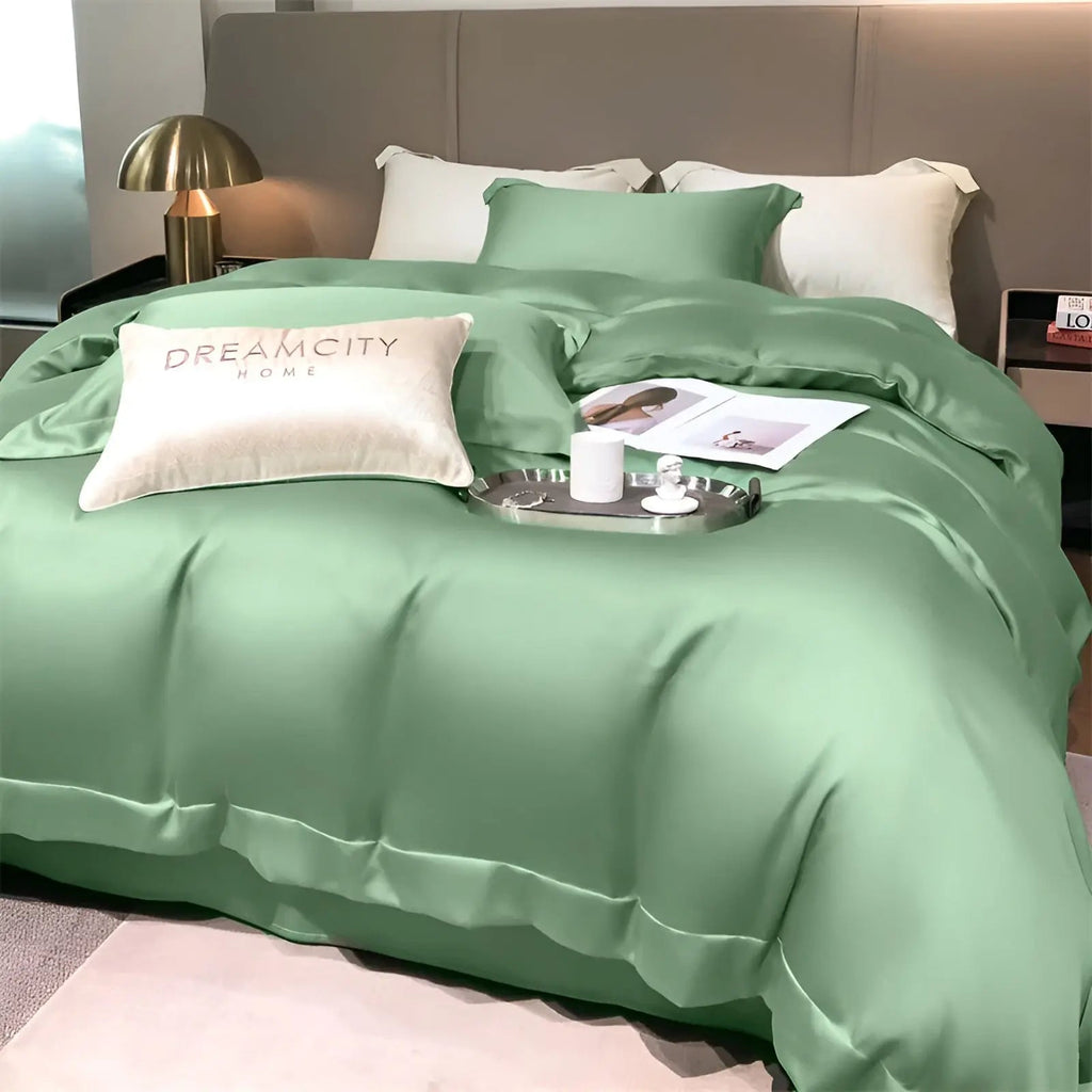UltraCool Bedding Bamboo Set With Soft Silky Texture For Year Round Comfort