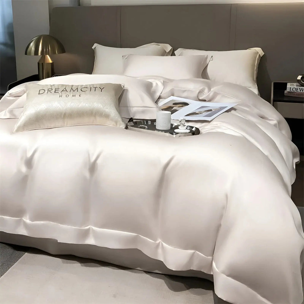 UltraCool Bedding Bamboo Set With Soft Silky Texture For Year Round Comfort