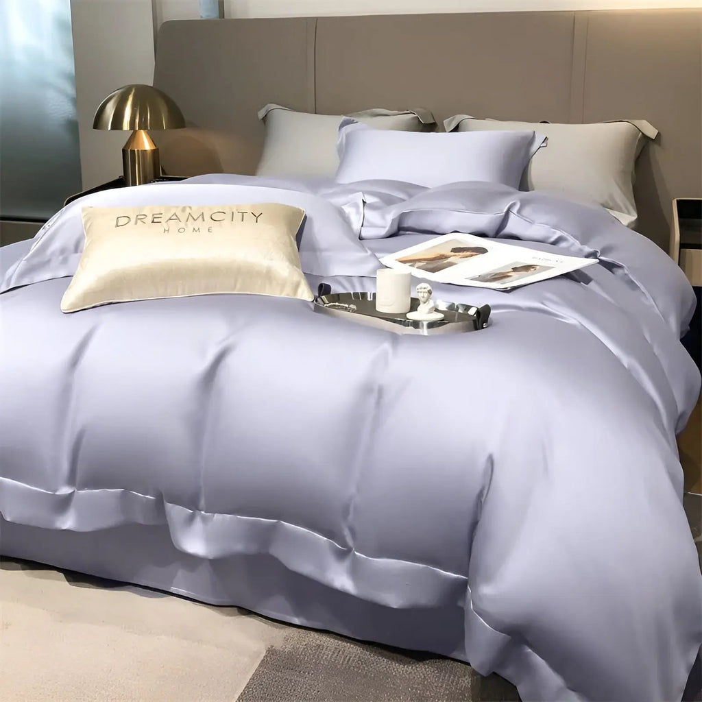 UltraCool Bedding Bamboo Set With Soft Silky Texture For Year Round Comfort