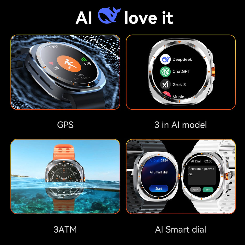 Ultra 7 Pro GPS Smartwatch With AI Features And Bluetooth Calling Health Tracker