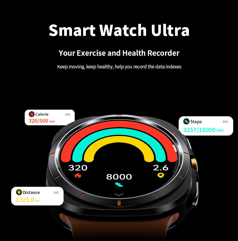 Ultra 8 Everyday Bluetooth Watch With Compass And ChatGPT