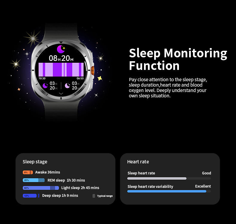 Ultra 8 Everyday Bluetooth Watch With Compass And ChatGPT