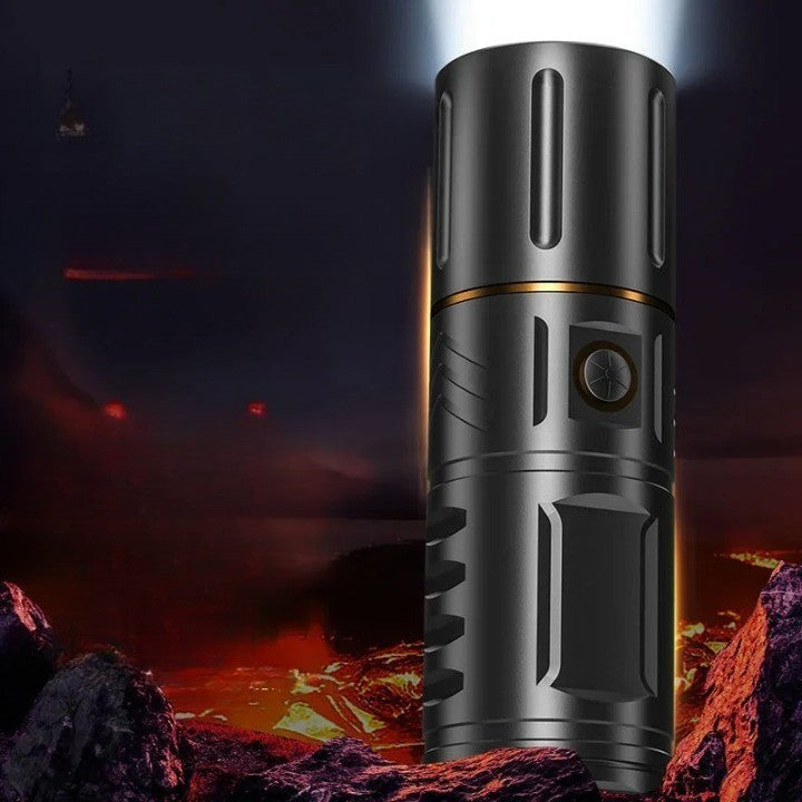 Ultra Bright Night Beam Rechargeable Flashlight With High Intensity LED Waterproof Outdoors