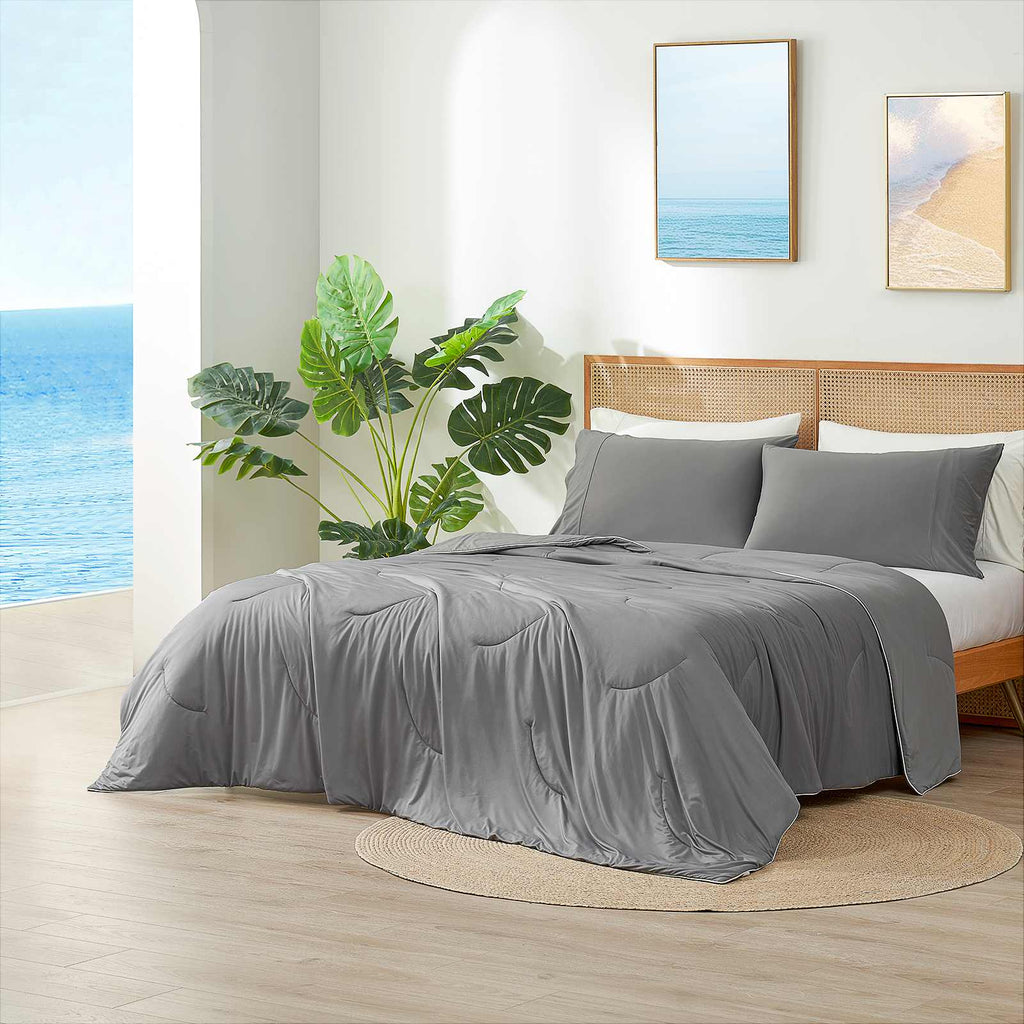 Ultra Cooling Comforter With Dual-Sided Construction For All-Season Comfort