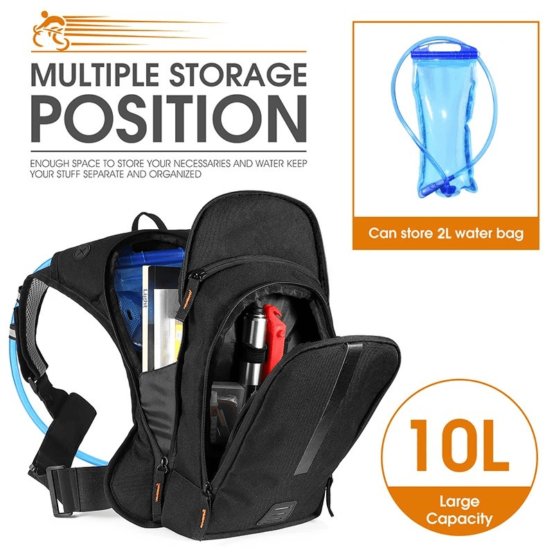 Featherweight 10L Hydration Backpack for Cycling and Outdoor Adventures