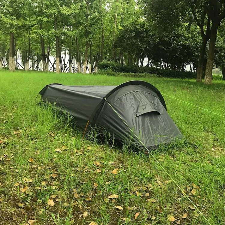 Featherweight Solo Hiking Tent With Waterproof And Wind Resistant Shell