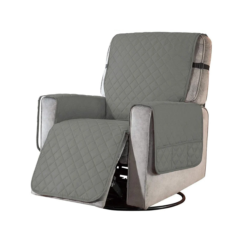 One-Size Soft Recliner Cover For Chairs One-Piece Protection Against Stains And Pet Hair