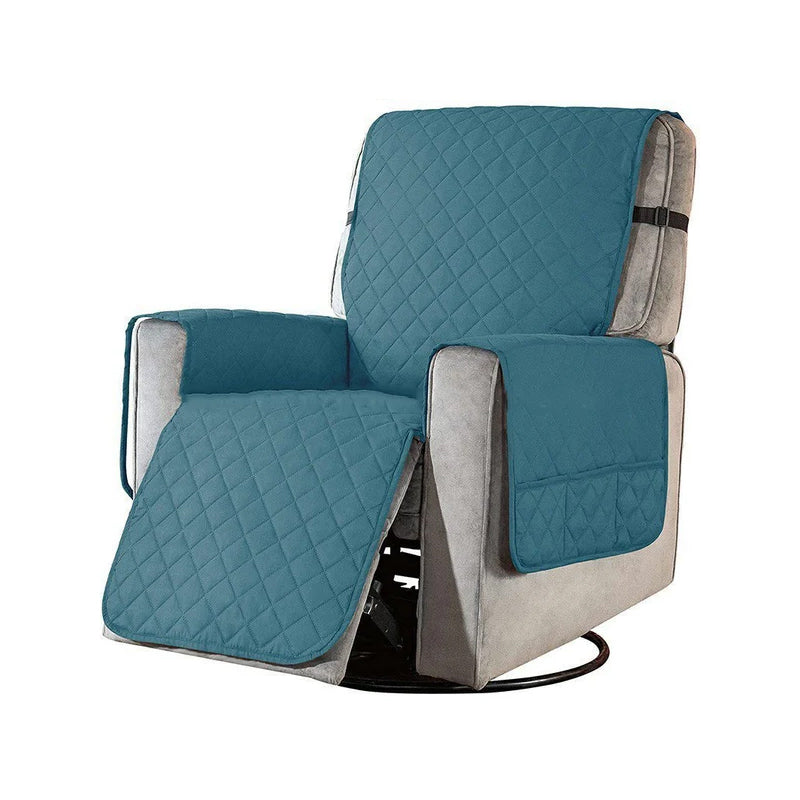 One-Size Soft Recliner Cover For Chairs One-Piece Protection Against Stains And Pet Hair