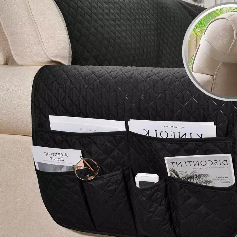 One-Size Soft Recliner Cover For Chairs One-Piece Protection Against Stains And Pet Hair