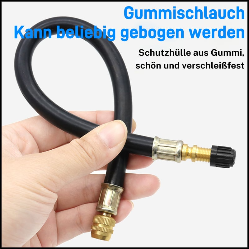 Universal Valve Extensions For Easy Tire Access And Quick Inflation