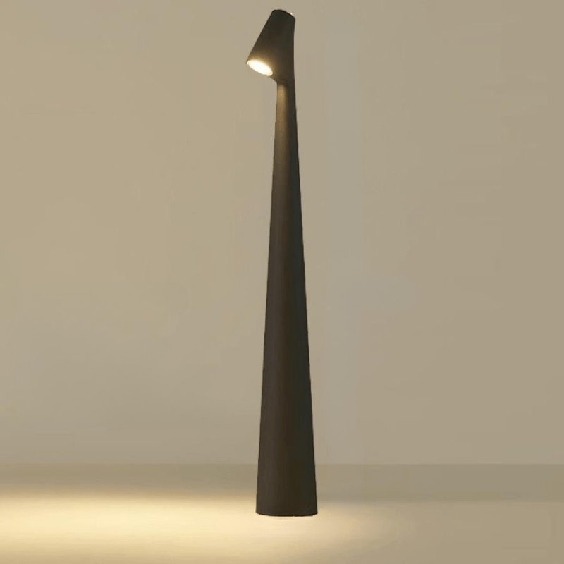 Stylish Table Lamp In Metal Finish Rechargeable For Indoor And Outdoor Use