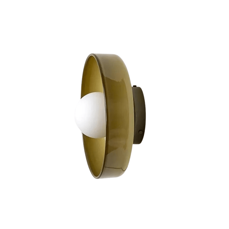 Clear Shade And LED Compatibility For LumaLux Glass Ceiling Lamp