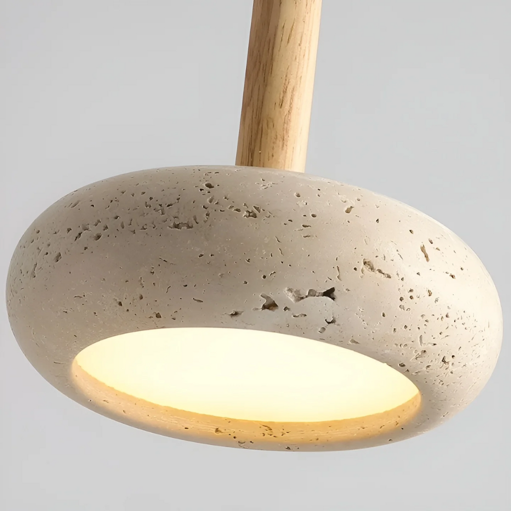 Yumeko Vintage Japanese Inspired Pendant Light With Adjustable LED