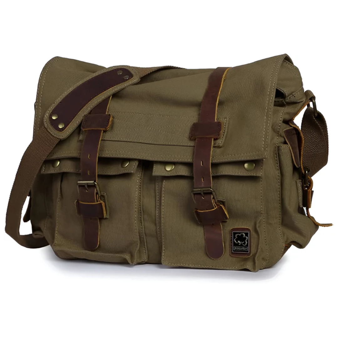 UrbanTrail Men's Canvas Crossbody Bag With Adjustable Strap For Everyday And Adventure