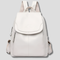 Urban Chic Women's Leather Backpack With Hidden Zippers Anti Theft Security For Daily Use
