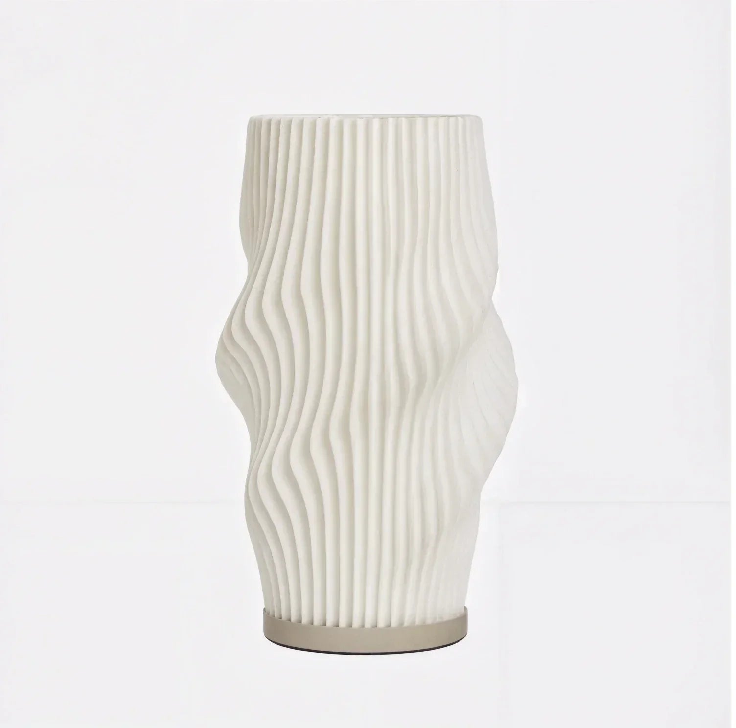 Velo LED Desk Lamp With Sculpted Form And Warm Ambient Glow