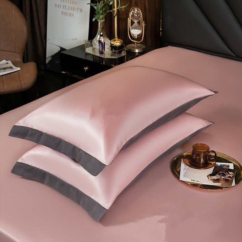 VelvetDream Silk Sheets With Deep Pockets For All-Season Comfort