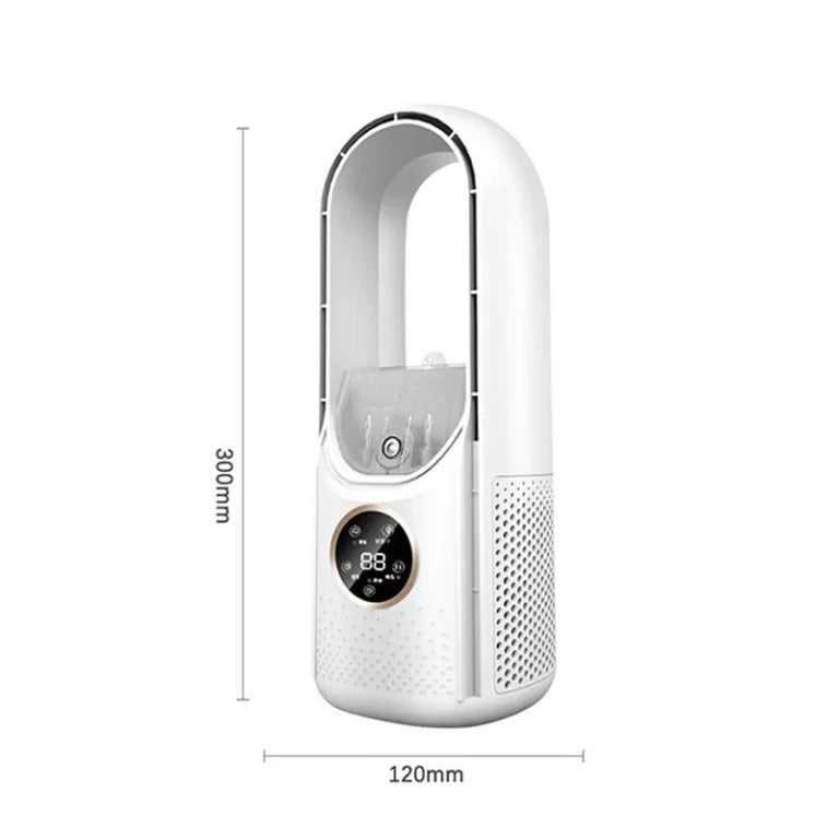 Bladeless Portable Air Conditioner | Ultra-Quiet, Ergonomic Design & Ideal for Home and Office Use | ormexis