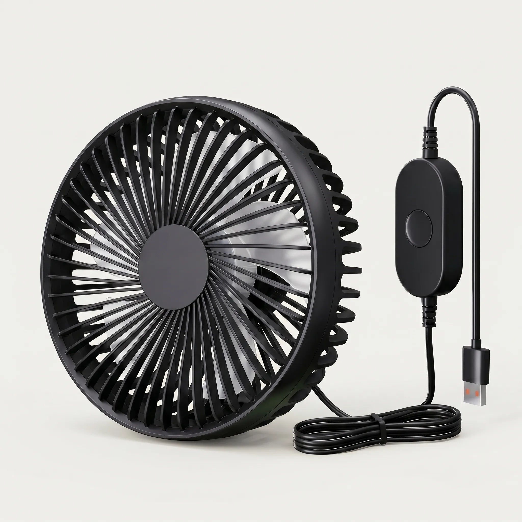 USB Powered Vehicle Fan -  Directing Airflow - Ormexis