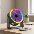 Portable USB Desk Fan -  Cooling Personal Workspaces - Ormexis