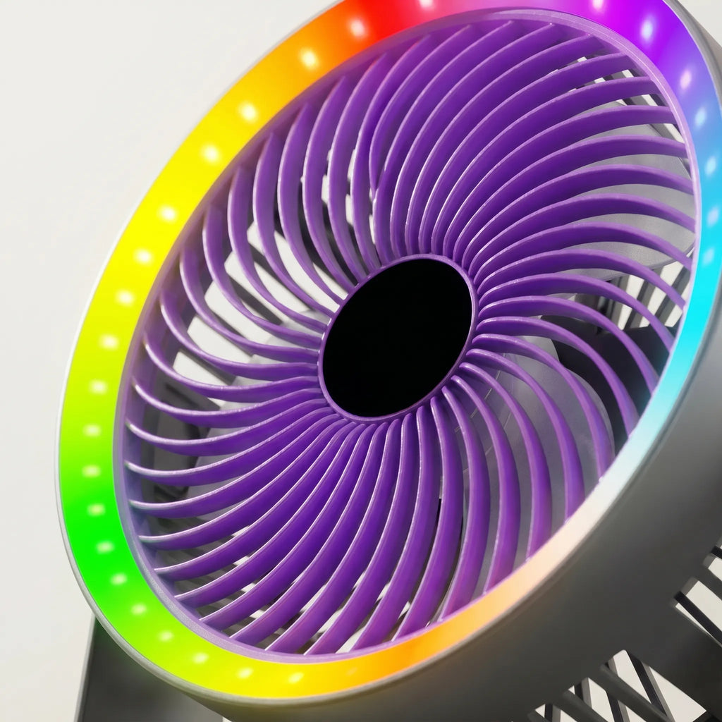 Portable USB Desk Fan -  Cooling Personal Workspaces - Ormexis