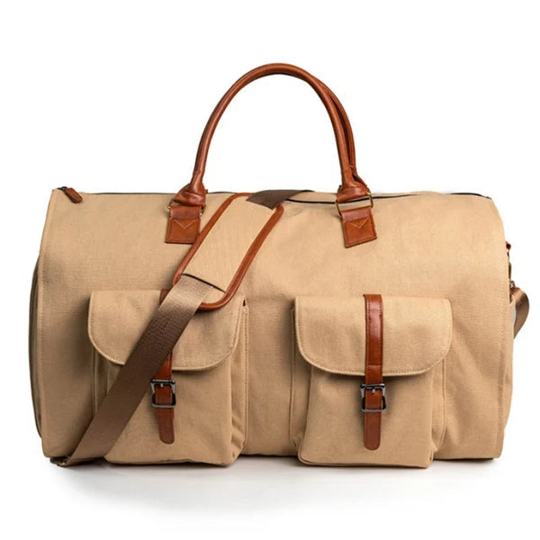 Three-In-One Convertible Duffle With Garment Storage For Easy Travel