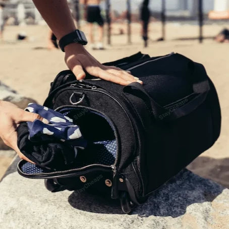 Three-In-One Convertible Duffle With Garment Storage For Easy Travel
