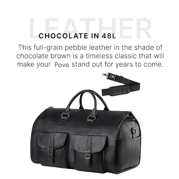 Three-In-One Convertible Duffle With Garment Storage For Easy Travel