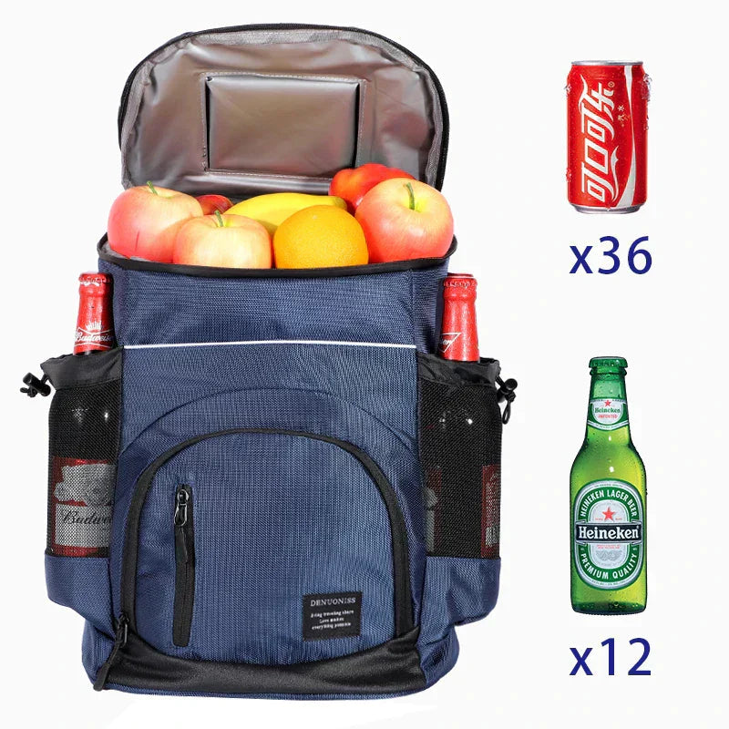 Insulated Cooler Backpack With Spacious Compartments For Outdoor Adventures
